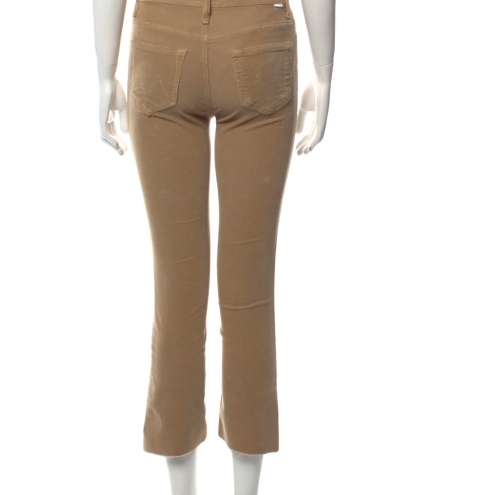 MOTHER High Rise insider crop corduroy